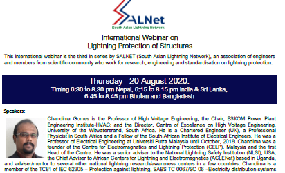 International Webinar on Lightning Protection of Structures